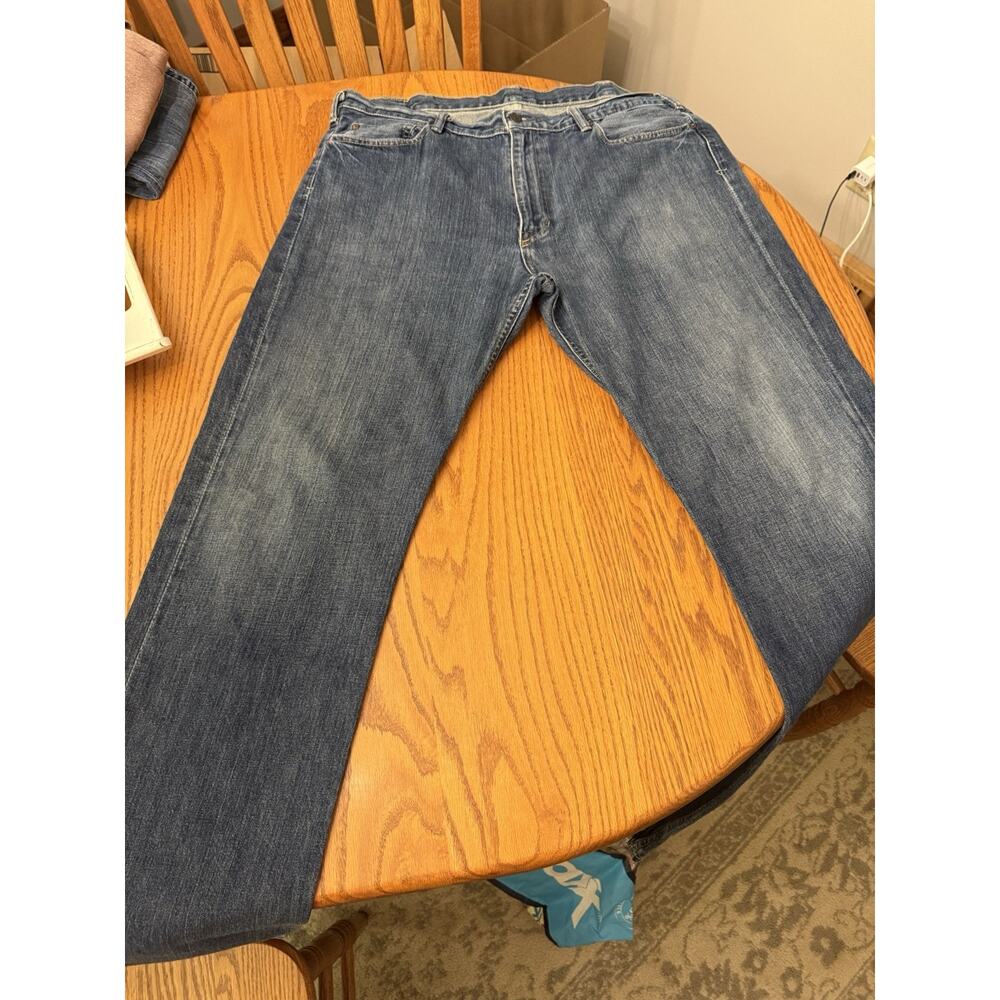 Vintage Ralph Lauren Jeans 1594 Red RL Embroidery USA Style Straight Leg Denim